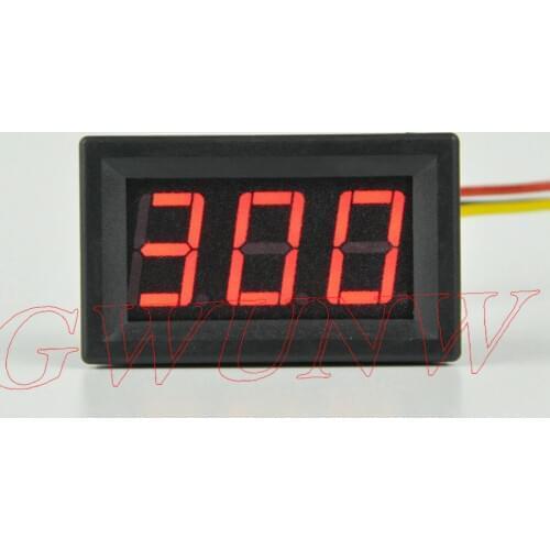 GWUNW BY356V DC 0-300V 3 bit digital voltmeter Panel Meter Voltage Tester Meter