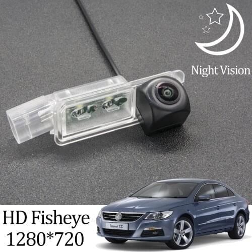 Owtosin HD 1280*720 Fisheye Rear View Camera For Volkswagen VW Passat CC 2008-2017 Car Vehicle Reverse Parking Accessories