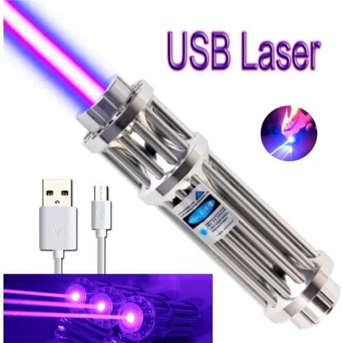 Most Powerful Laser Pointer 10000m Blue Beam Visible Lights USB Rechargeable Torch Tactical High Power Fire Burning Laser Pen