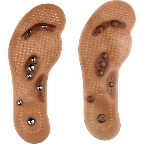 Massage Insole For Women And Men Slim Acupressure Slimming Insoles Pad Foot Massager Magnetic Foot Cushion Keep In Good Health
