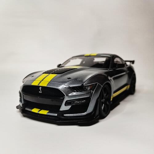 1/18 Fine Die-cast Muscle Racing Alloy Car Model Mustang Shelby GT500 Simulation Car Model Toy Sports Car Model Christmas Gift