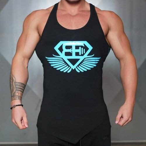 Muscle Fitness Outdoor Mens Vest Bodybuilding Slim Casual Vest Quick-drying Summer Sports Sweat-absorbent Breathable Tank Top