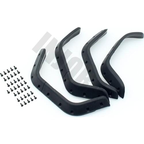 1 Set Soft Rubber Fender Flares for 1/10 RC Rock Crawler Axial SCX10 II 90046 90047 Body Car Shell Parts