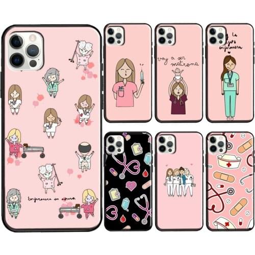 Doctor Nurse Medical Medicine Health Soft Cover For iPhone 12 11 Pro Max X XR XS Max 5S SE 2020 8 7 Plus 12 Mini Phone Case