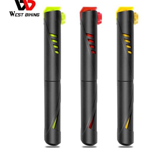 INBIKE Portable Bicycle Pump Mini Hand Pump Cycling Air Pump Ball Toy Tire Inflator Schrader Presta Valve MTB Mountain Bike Pum
