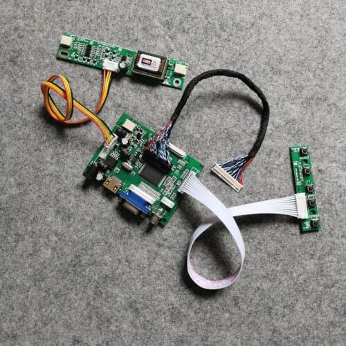 Display controller drive board For LTN184HT01/LTN160HT03/LQ164M1LA4A VGA+AV 2-CCFL DIY kit LCD screen 30-Pin LVDS 1920*1080