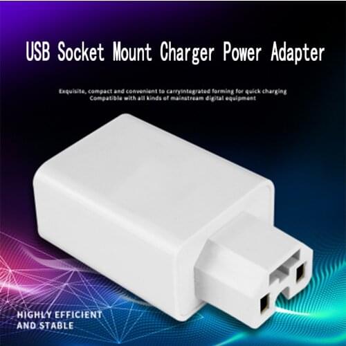 Adapter Sockets Vehicle USB 2.0 Mobile Phone Charger Mini Universal Portable Cycling Universal Motorcycle E-bike Outdoor 1 pc