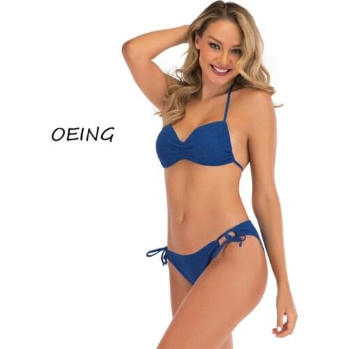 Sexy Bikini Set Women Cute Swimsuit Women Print 2 Piece Set Women 2021 Bathing Suits