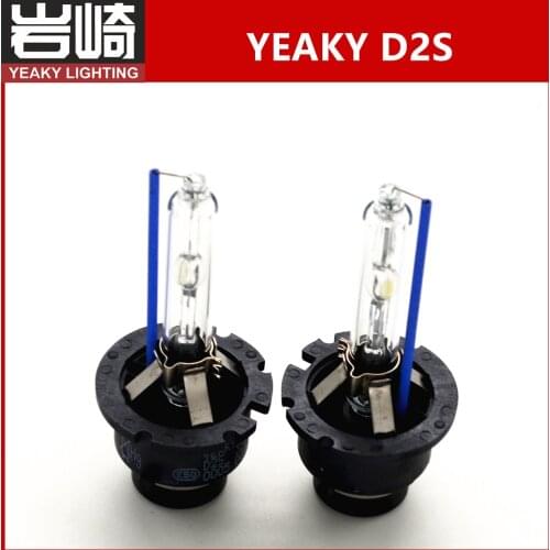 SKYJOYCE 2 X yeaky D2S lamp hid headlight bulb 35W AC yeaky lighting D2S for ballast D2 replacement original D2s hid light bulb
