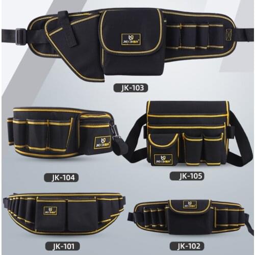 Double Oxford Cloth Waterproof Electrician Tool Bag Electrician Belt Bag Screwdriver Wrench Pliers Waist Storager