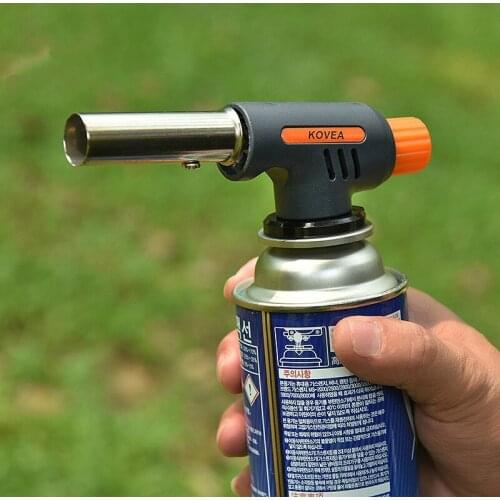 Automatic Ignition Baking Welding Tool Gas Torch Flamethrower Butane Burner for BBQ Camping Outdoor Hiking Fire Flame Gun New
