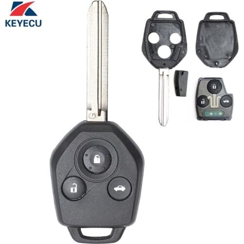 KEYECU Replacement Remote Car Key Fob 3 Button 433MHz G Chip for Subaru Forester Impreza 2013-2015