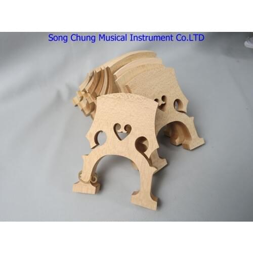 10pcs 1/4 french style fine maple cello bridges,laser precise,cello part