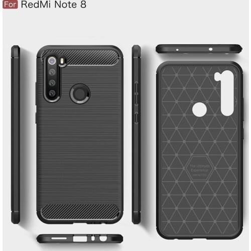 2019 TOP desinger Cases for Redmi Note8 cover Carbon Fiber cases for Xiaomi Redmi Note8 Pro DHL Free shipping 100pcs