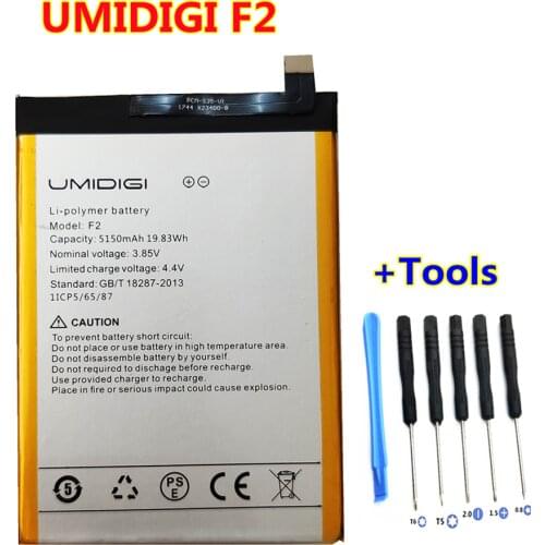 2021 New 5150mAh Battery for UMI Umidigi F2 F 2 smart phone