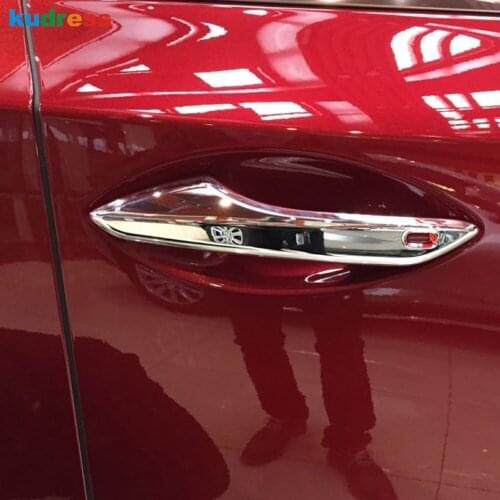 For Lexus NX200 NX300 2015 2016 ABS Chromium Side Door Handle Catch Cover Molding Trims Car Styling Accessories 8pcs