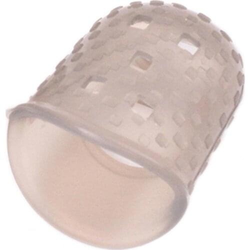 4PCS Silicone Guitar Fingertip Protection Non-slip Finger Guards Fingerstall breathable finger protector