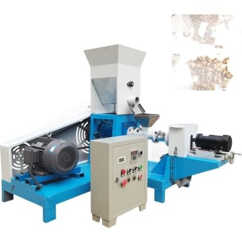 40-50KG/H Floating Fish Feed Mill Pellet Extruder High-grade Fish Dog Cat Bird Food Processing Machine