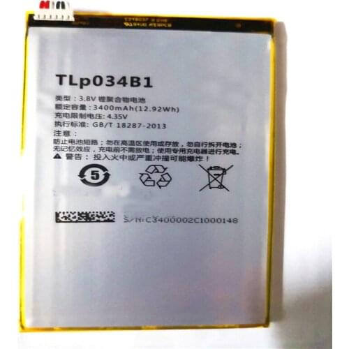 TLp034B2/ TLp034B1 3400mAh Battery For Alcatel One Touch Onetouch Hero N3 TCL Y910 Y910T With Tools