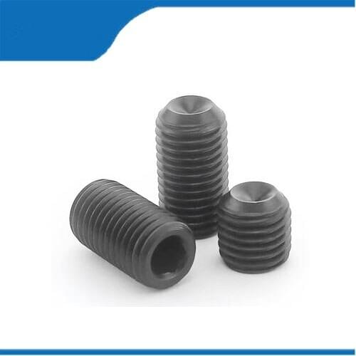 Free shipping 50PCS 12.9 Grade Screw / Female End Screw / Machine / Top Wire / Headless Screw M3*2/3/4/5/6/8/10/12/14/16/20