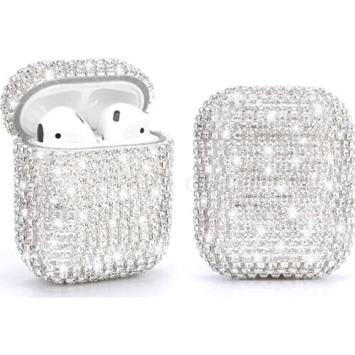 For Apple AirPods 1 2 Pro Case Diamond Cover Accessories Wireless Earphone New Luxury Bling Rhinestone