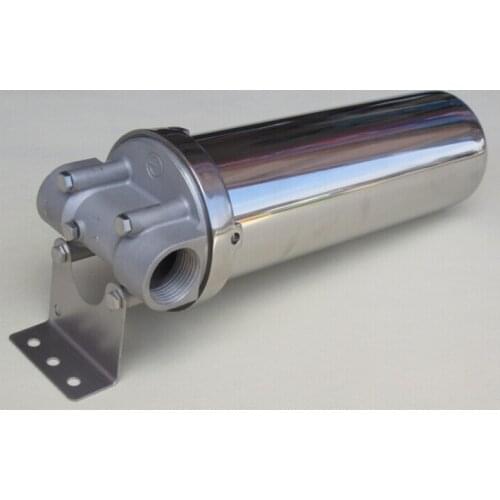 10 inches 304 Stainless steel hot water filter housing 1/2" 3/4" 1' for high temperature high flow