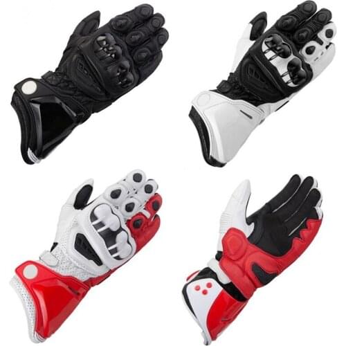 Full Finger motorcycle riding racing gloves guantes motocicleta motorcycle gant moto Motorbike leather long luva motociclista