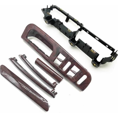 SKTOO 5PCS/A Set mahogany Inside door handle handrails shake decorative cover For Vw passat B5 Top quality Factory price