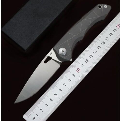 MIKER Original Folding knife D2 steel blade steel handle camping hunting knife survival knives tactical EDC tool Christmas gift