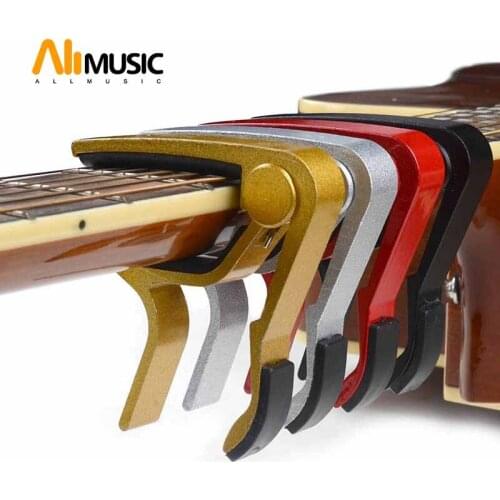 Multi Color Classic Folk Acoustic Electric Tune Quick Change Trigger Guitar Capo Key Clamp