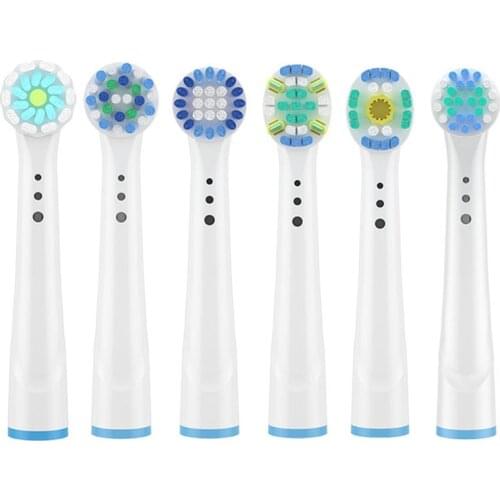 Brush Head nozzles for Braun Oral B Replacement Toothbrush Head 3D Whitening FlossAction CrossAction Brush Head for oralb sensit