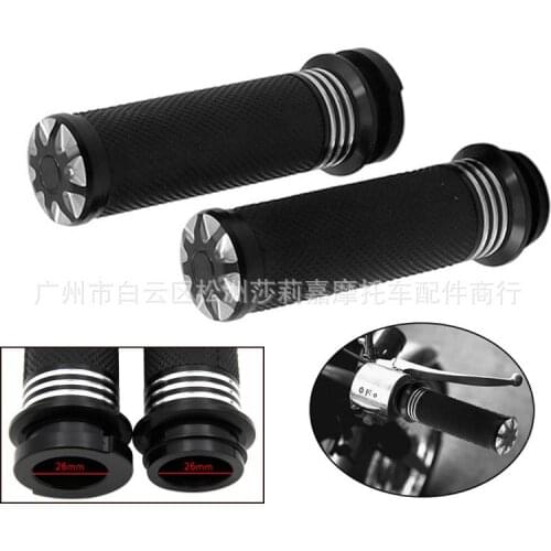 A Pair Motorcycle Handlebars Metal Antiskid Design Modification Accessories 25mm Universal for Harley 1200 48 XL883 Cafe Racer