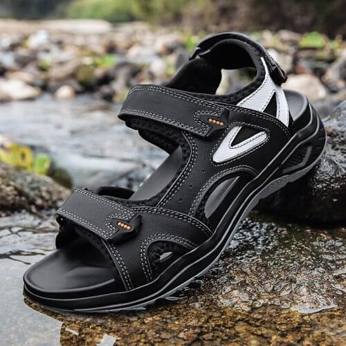 PHERON Men's Leather Sandals