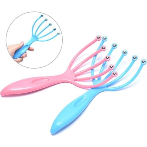Hot seller Relaxation Five-Jaw Ball Massager for head Scalp massager Steel Ball head Massage