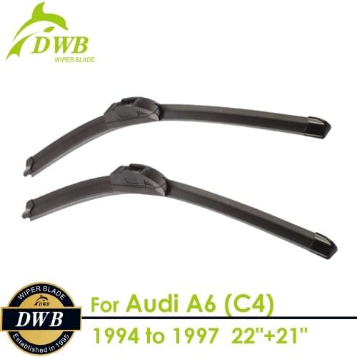 Wiper Blades for Audi A6 (C4) Saloon/ Avant 1994-1997 22"+21", 2pcs free shipping, Best Wipers for Rain