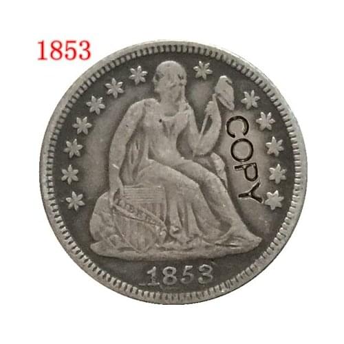 USA 1853 P,O Seated Liberty Dime COPY COINS