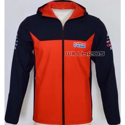 High Quality Keep Warm Hoodie For Honda Full Zip Fleece Classic Jacket MTB BMX Bike Riding Motorbike Winter Sweatshirt