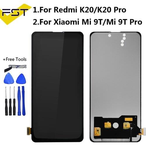 6.39"TFT For Xiaomi Mi 9t LCD Display Touch Screen Digitizer Assembly LCD Replace Redmi K20 Pro K20 lcd mi 9t Pro lcd