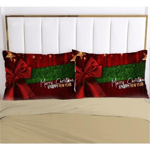 1pc Christmas santa claus Pillow cover Pillow case Bedding Pillowcase Pillowcovers decorative for home 3D HD Print stars