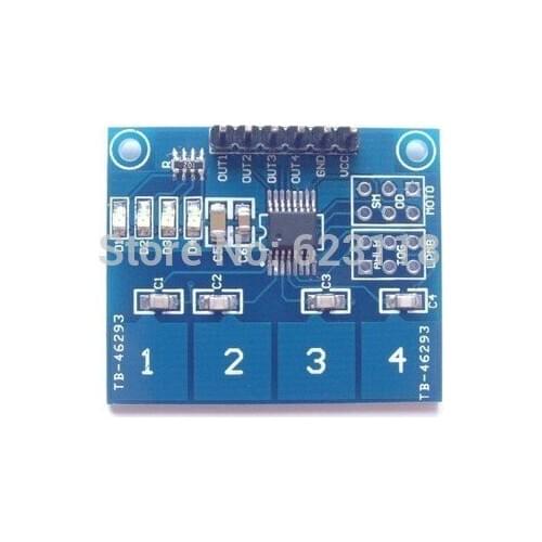 10pcs/lot TTP224 4-way Switch Touch Sensor Capacitive Touch Sensor Module
