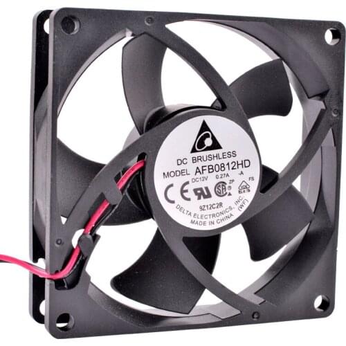 AFB0812HD 8cm 80mm 80x80x20mm 8020 12V 0.27A 2 line power supply power amplifier device cooling fan