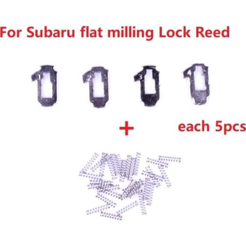 20pcs) Car Lock Reed For Subaru flat milling double auto lock spring Car Lock Tablets Lock Spring Locking Reed AutoLock