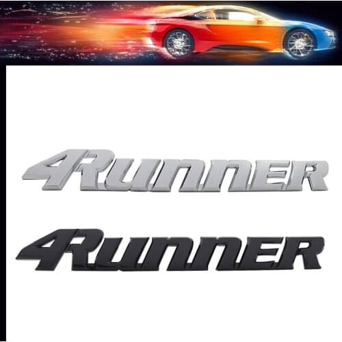 3D Premium ABS for 4Runner 4 Runner car Hood Fender trunk Rear Bonnet Nameplate Decal Emblem Badge Sticker