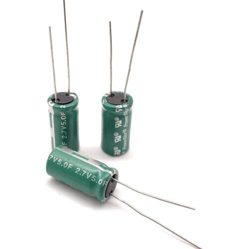 5pcs Original HV Series 2.7V5F High Current Toy Power Supply Energy Storage Power Supply 2.7V 5.0F capacitor 2.7V 5F