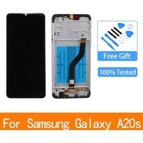 6.5"Original For Samsung Galaxy A20s LCD Touch Screen Digitizer Replacement For SAMSUNG A20s SM-A207F SM-A207G
