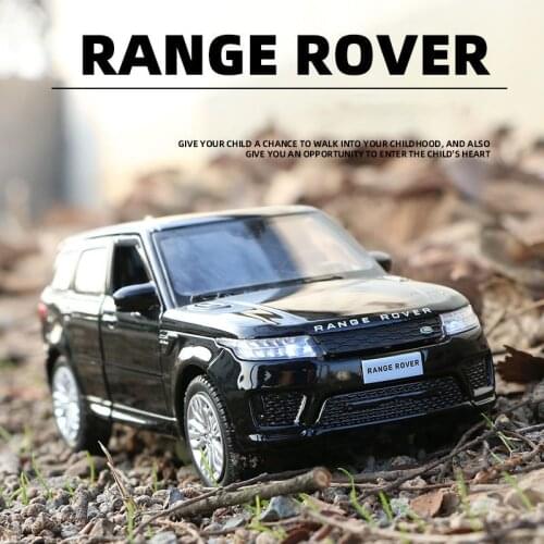 1:32 Free Shipping Alloy Car Land-Rover Model Range Rover Sports Car Model Sound and Light Back Children Toys Favorite Boy gift