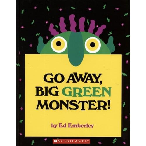 Go Away Big Green Monster Learning English Language Books for Kids Classroom Decoration Montessori Reading Picture Paper Books