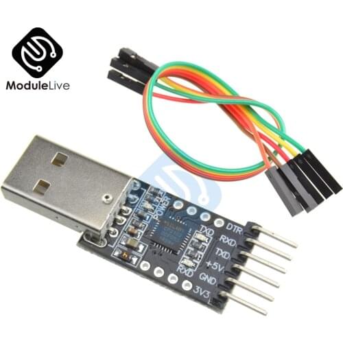 CP2102 USB 2.0 To TTL UART Module For Arduino 6Pin Serial Converter STC Replace FT232 Module With Dupont Cables