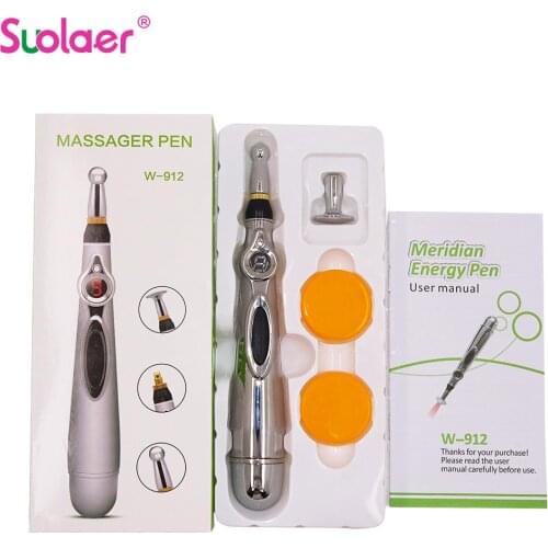 Electronic Acupuncture Pen Electric Meridian Laser Therapy Heal Massage Pen Energy Pen Relief Pain Chinese Medicine Accupuncture