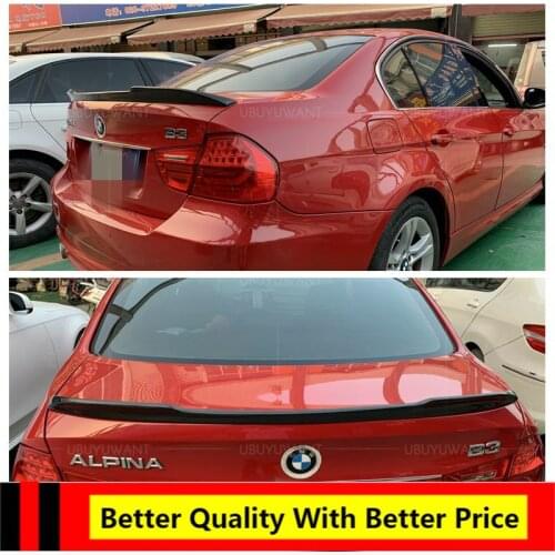 UBUYUWANT For BMW E90 Spoiler 318i 320i 325i 330i E90 M3 Rear Wing CS STYLE Carbon Fiber/FRP 2005 2006 2007 2008 2009 2010 2011